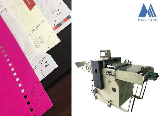 Mesin Perforasi Sudut Sobek Halaman Untuk Buku Hard Cover Notebook MF-PBM350