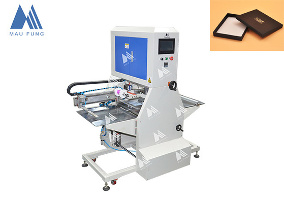 Full Auto 35pcs/Min 50mm*150mm Rigid Box Paper Foil Embossing Rigid Box Making Machine