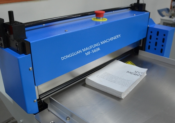Mesin Pembulatan Punggung Buku / Blok Buku MAUFUNG 60mm China, Mesin Pembulatan Punggung Buku Elektrik MF-560R