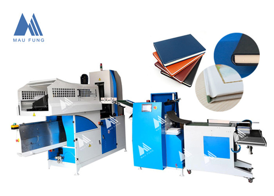 Maufung Auto Hardcover Book Casing In Line Notebook Binding Machine untuk Ketebalan 60mm Ukuran A4 Buku MF-FAC390
