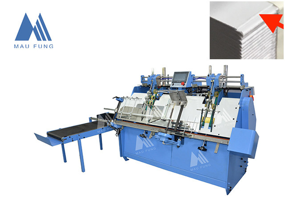 High Speed Automatic Notebook End Papering Machine Page Inserting Notebook Binding Machine MF-EIM450 Mesin pengikat halaman