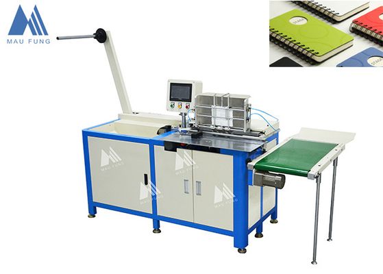 Mesin Penjilid Twin Coil Ganda Semi Otomatis Dan Wire O Untuk Pembuatan Buku Catatan Kalender MF-SDM520