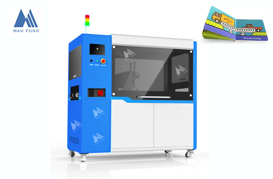 Mesin Pemotong Sudut Bulat Buku Papan Anak Kepala Ganda Otomatis Penuh Kecepatan Tinggi MF-ACM380