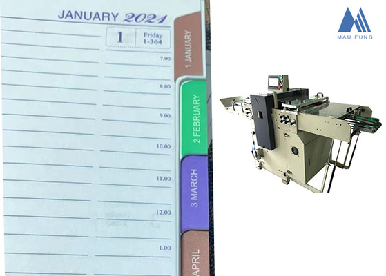 Penuh Otomatis Jurnal Notebook Indeks Tab Mesin Punching MF-PBM350