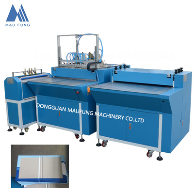 Maufung China Factory Dua Stasiun Semi Auto Case Maker Untuk Hard Cover Notebooks MF-SCM500A2
