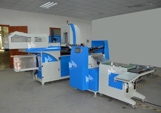 Otomatis Square Hard Cover Book Casing Dalam Mesin Dengan Satu Joint Forming Station MF-FAC390