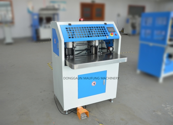 Notebook Round Corner Cutter / Pneumatic Double Head Edge Round Corner Cutting Machine MF-DCM470