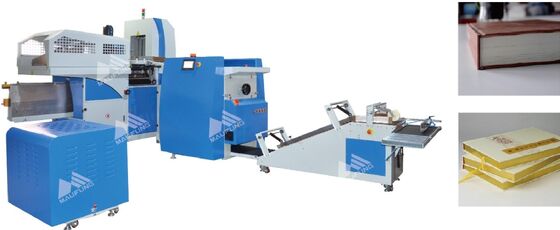 Mesin Penjilidan Buku Catatan Otomatis dengan Kecepatan 600pcs/jam 380V 9KW Mesin Pemasangan Sampul Buku Keras Otomatis