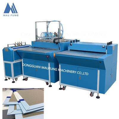 Maufung Dua Stasiun Semi Otomatis Hard Case Making Machine Untuk Hard Cover Buku Mengikat MF-SCM500A2