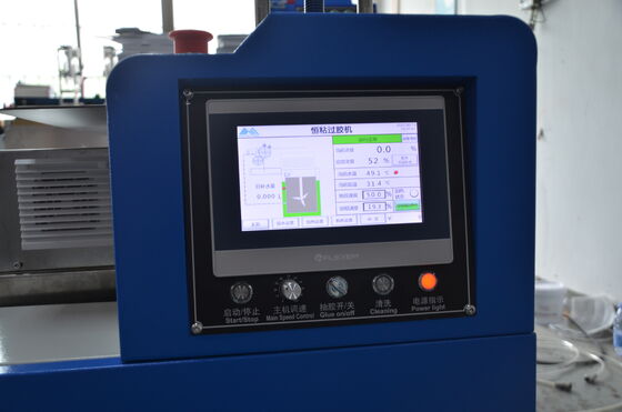 Smart Glueing Machine Jelly Glue Glue Menghemat hingga 20% Satu sentuhan pembersihan Terjadwal Pemanasan Penyesuaian lem cerdas