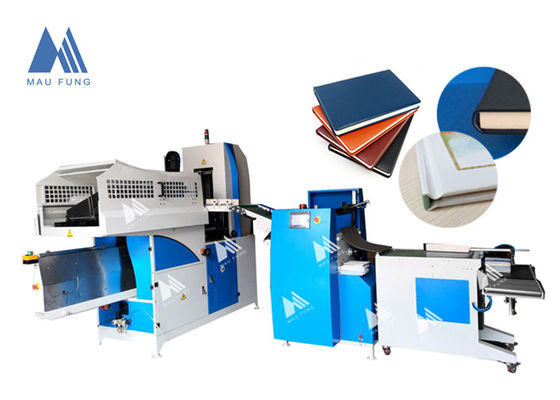 Maufung Auto Hardcover Book Casing In Line Notebook Binding Machine untuk Ketebalan 60mm Ukuran A4 Buku MF-FAC390