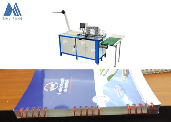 Mesin Penjilid Kawat Loop Ganda Semi Otomatis China Untuk Penjilidan Kawat Notebook MF-SDM520