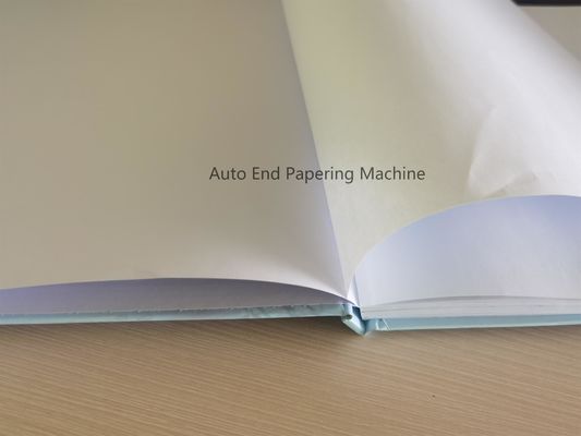 Mesin Perekatan Kertas Akhir Buku Sampul Keras Otomatis Penuh Dan Mesin Perekatan Kertas Akhir Buku Sampul Keras MF-EIM450