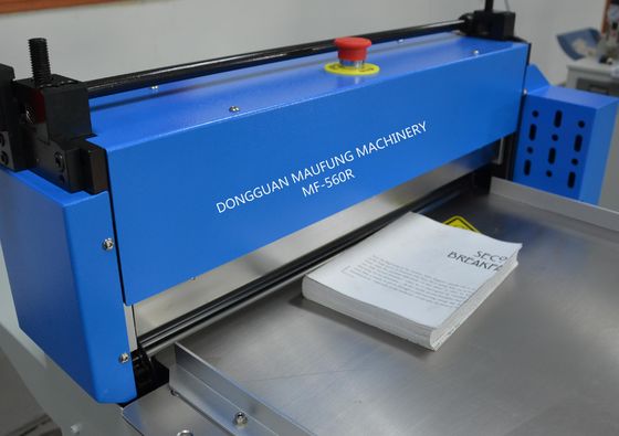Mesin Pembulatan Punggung Buku / Blok Buku MAUFUNG 60mm China, Mesin Pembulatan Punggung Buku Elektrik MF-560R