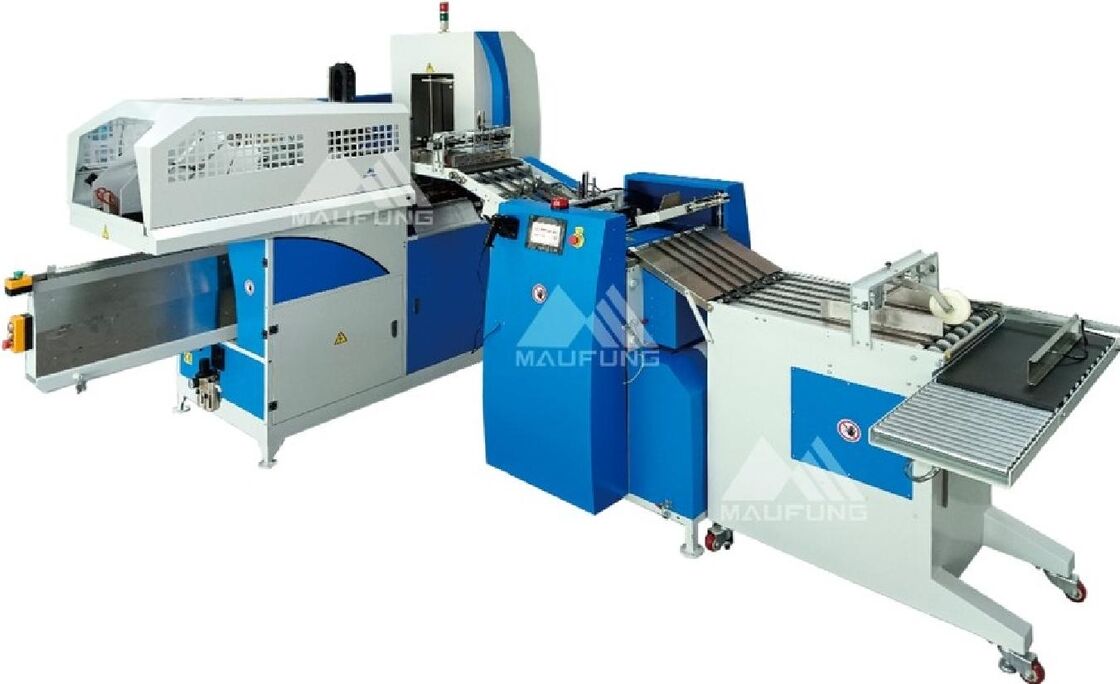 Auto Photo Album Casing In Dan Membentuk Mesin Pencet untuk Lay flat Photo Book Making MF-FAC390